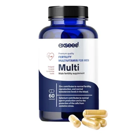 ExSeed Health Multi - Men's Multivitamin, Fertility Multivitamin for Men, Vegan Multivitamin with Zinc, Selenium, Vitamins E & B12 & L-Carnitine, Fertility Support