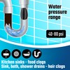 DURATECH Drain Bladder, Small Drain Cleaning Bladder, Fits 1" to