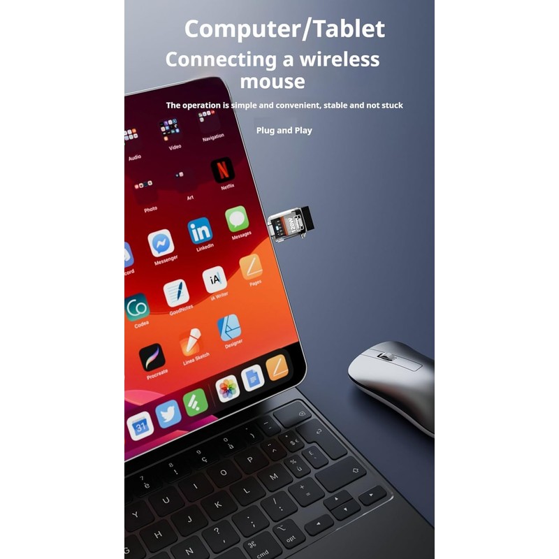 LUIRSAY 4 Stück USB C auf USB A Adapter 10