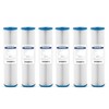 (6 Pack) SPC-45-2020 Pleated Water Filter Whole House Commercial Industrial