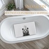 INDAJEDN Funny Bear Bathtub Mat Non Slip 15.7x27.6 Inch, Bath
