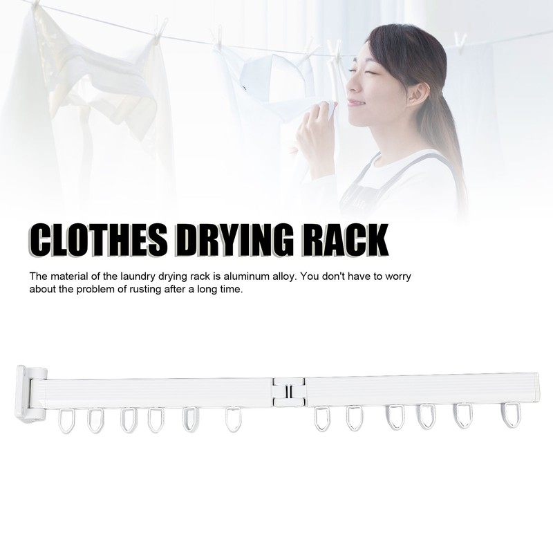 Clothes Drying Rack Wall Mounted Laundry Rack Space Saving for