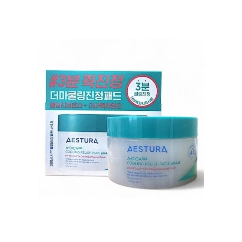estra Aestra Aseeca 365 Cooling Soothing Pack Pad 60 sheets