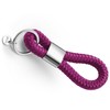 Key pendant with silver metal in maritime design made of