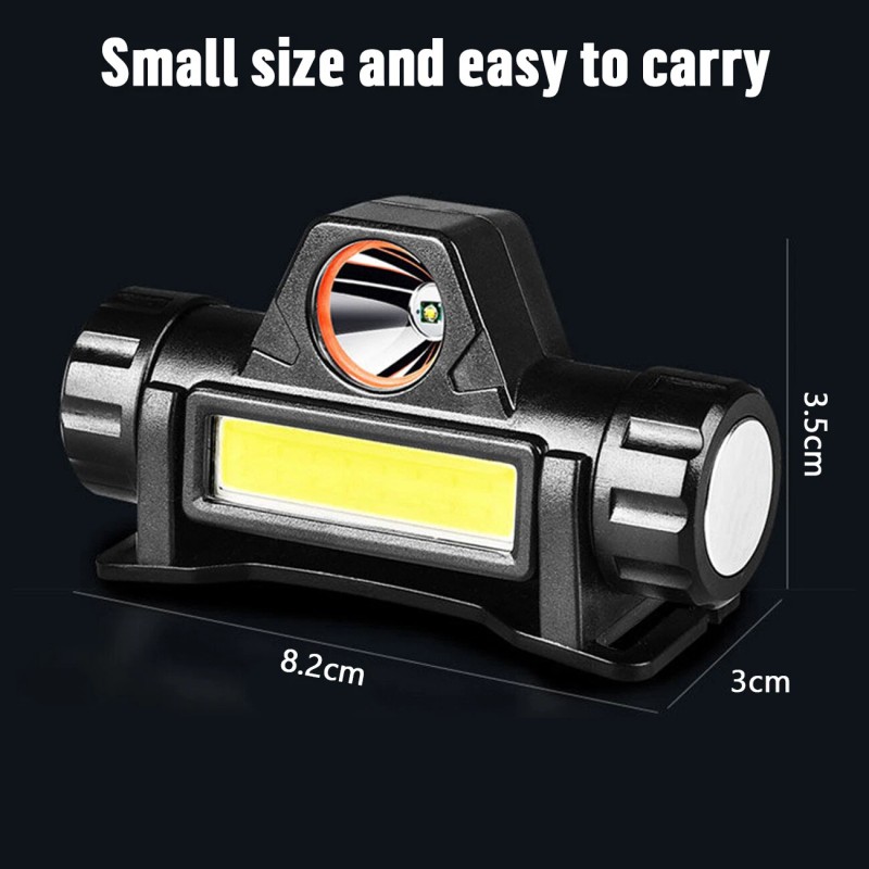 2x 1200000LM LED Headlamp Rechargeable Headlight Zoom Head Torch Lamp