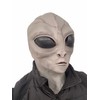 Rubber Johnnies Grey Alien MASK, Latex, Adult One Size, Fancy