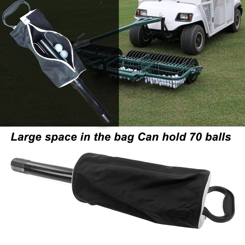 Golf Balls Pickup Bag Golf Ball Retriever with Detachable Plastic
