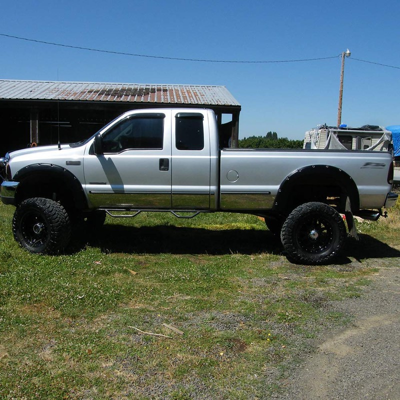 PIT66 Fender Flares, Compatible With 1999-2007 Ford F250 F350 Super