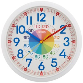 Seiko Wall Clock Educational Analog White KX617W White