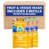 Truly Free Natural Fruit and Veggie Wash Kit - DIY