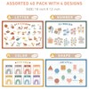 40 Pack Disposable Stick-on Placemats and 40 Pack Disposable Placemats