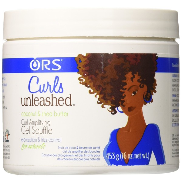 Curls Unleashed Coconut and Shea Butter Curly Coil HD Gel Souffle 16 Ounce (Pack of 1)