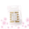 TEHAUX 20pcs Brass Rotary Tool Collet Compatible with Electric Drill