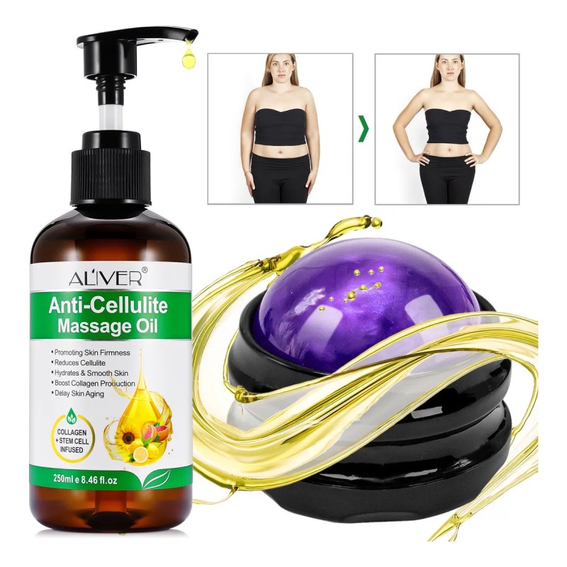 Aceite Masaje Reductor | Colágeno + Células + Hidratación Neutra