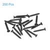 sourcing map M3 x 20mm Wood Screws Phillips Flat Head
