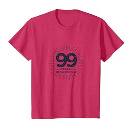 99 Years of Being Original Birthday Gift for Seniors T-Shirt, Youth, Red Heather