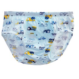 CHUNG Little boys Toddlers Cotton Briefs Underwear 5 Pack, Dig Truck, 2-3Y