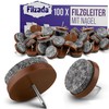 Filzada® 100 x Felt Glides Nail – Diameter 24 mm