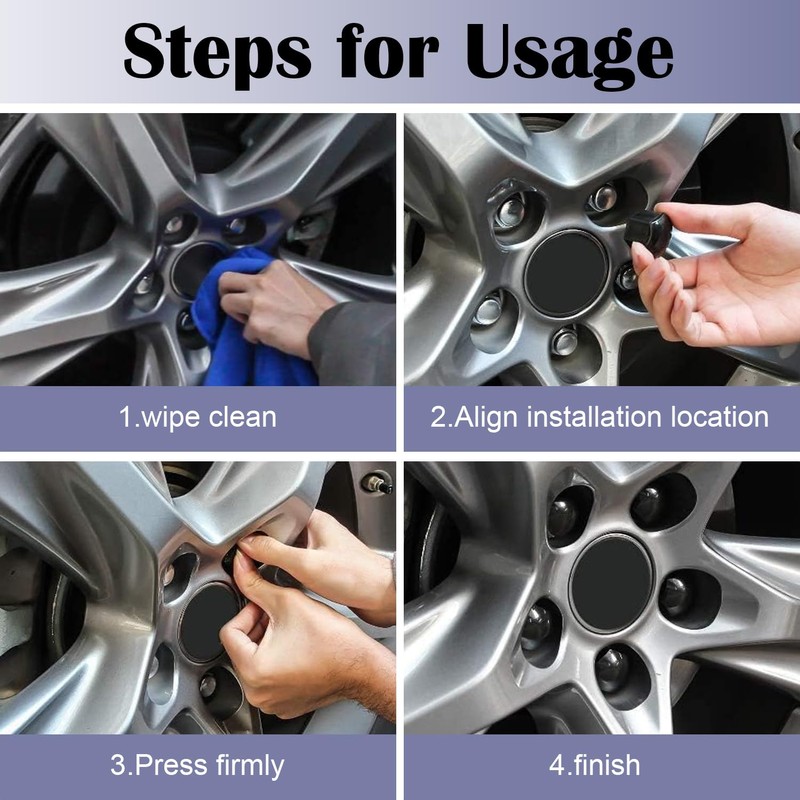 17mm Wheel Nut Cap, 20pcs Wheel Bolt Nut Covers, Universal