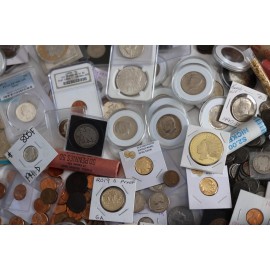 Coin Lot Sale!! - STARTER BUNDLE - Silver, Old US Coins,   Wheats, And More!