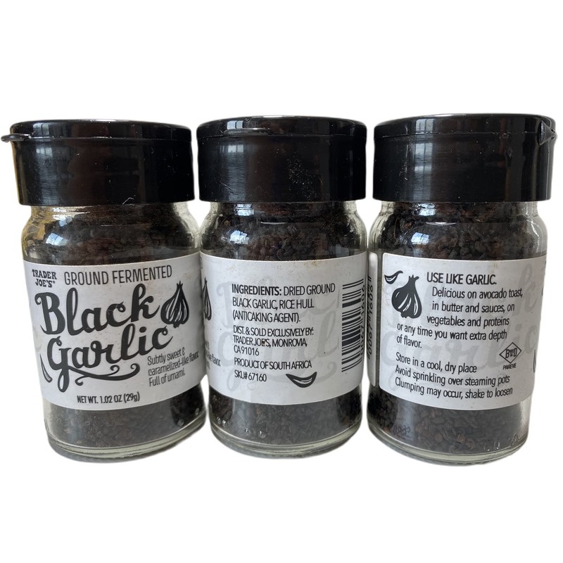 Trader Joe’s Ground Fermented Black Garlic (Pack of 3)