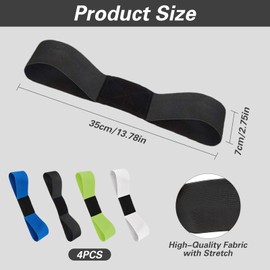 Kenmohuo 4pcs Golf Swing Band, Beginner's Golf training Aids, Golf Connection Band For All Skill Levels, Golf Practice Posture Correction Tool