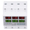 Over Under Voltage Protector 80A 3 Phase Auto Reset Voltage