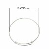 Unbranded 1 pc. Silver Tone Bangle Adjustable Slide On Bracelets