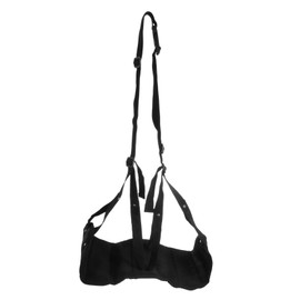 NUOBESTY 1pc Portable Foot Rest Hammock for Airplane Travel Footrest for Desk Use Lightweight Foot Support for Office -distance Trips Black