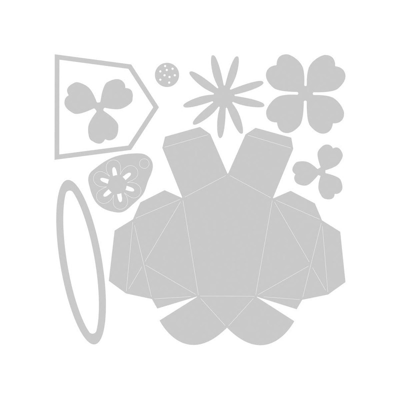 Sizzix Set de Troqueles Thinlits 9 pzas 664378 Conejo Origami