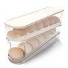 Rolling Egg Holder for Fridge, Egg Dispenser for Refrigerator, Automatic