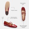 COACH Women's Winley Mary Jane Flat, Ruby, 8