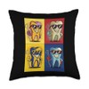 Retro Tooth Comic Funny Dentistry Pop Art Dental Staff Throw