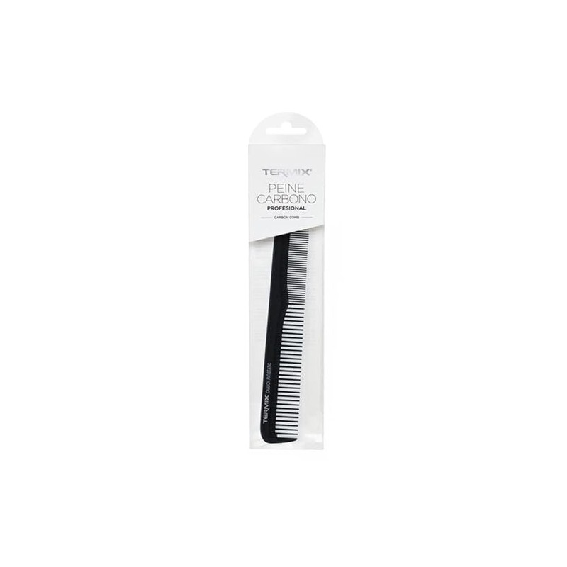 Termix Peine Profesional Fibra de Carbono 823 18 cm, doble