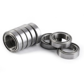 6700ZZ Ball Bearing, 10 mm Inner Diameter, Miniature Deep Groove Ball Bearing, Metal, Double Shielded Ball Bearing, Replacement Parts, for Skateboard, Scooter, Inline Skates, 10 x 15 x 4 mm