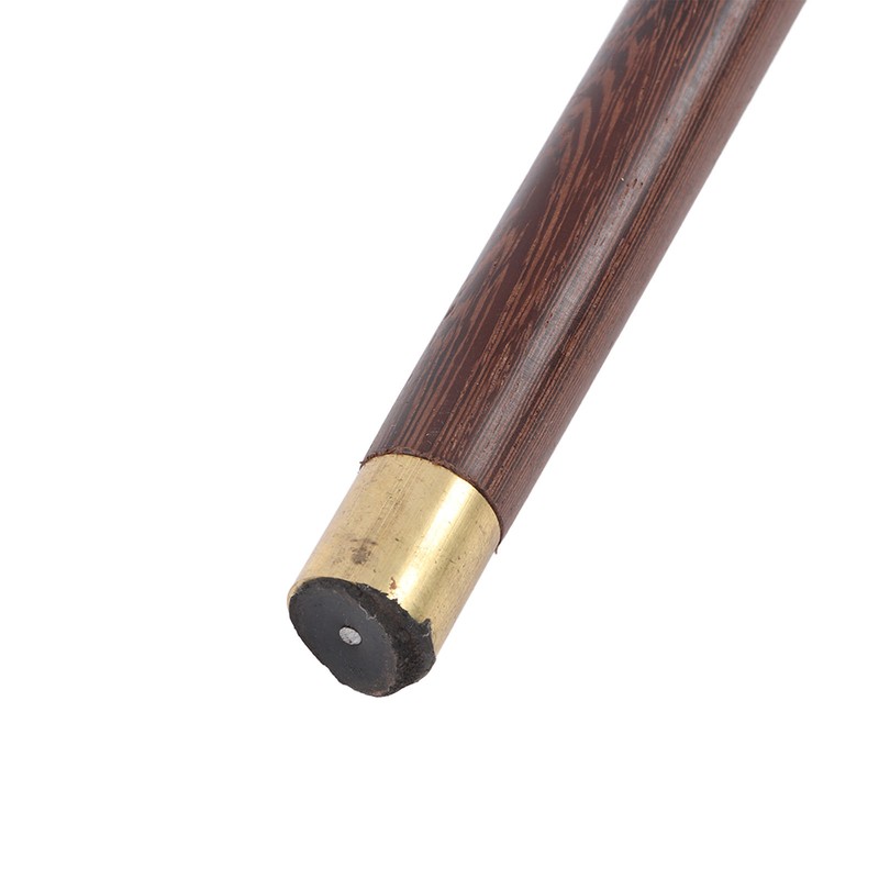 Elderly Wenge Walking Stick Elegant Ergonomic Detachable Round Grip Walking