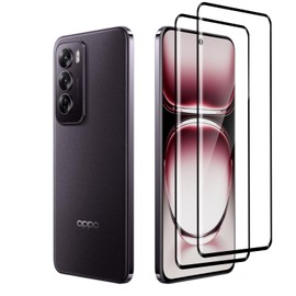 [2 Pack] Screen Protector for Oppo Reno 12/Reno 12 Pro 5G,Electro-weideworld HD Clear Scratch-Resistant High Definition Screen Protector