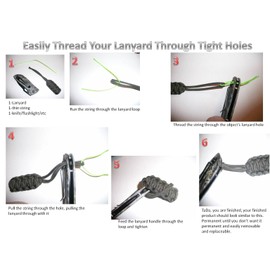 RedVex Zipper Pulls - Knife Lanyards - Equipment Lanyards - Paracord Cobra Style - Choose Your Color & Size (Qty 10) (Purple, 6 inch)