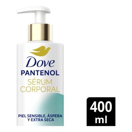 Dove Sérum Corporal Pantenol Dermo Regenerador, Alivia y Restaura Piel Sensible y Extra Seca, 400ml
