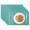 AMFUN Set of 6 Washable Woven Placemats, Waterproof Place Mats