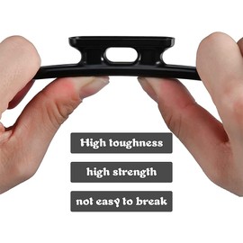 SweetSerenade 4Pack 4 Inch Black Boat Cleat Kayak Cleats Boat Dock Cleats Boat Kayak Canoe Cleat Black Strong Nylon Cleats