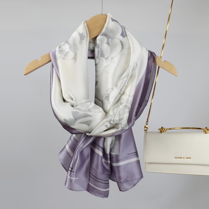 BRMM MIA Women's Scarf, Silk-like, Large, Birthday, Gift, Wedding, Celebration,