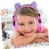 OSALADI Child Headset Boys and Girls Cartoon Headphones Long for