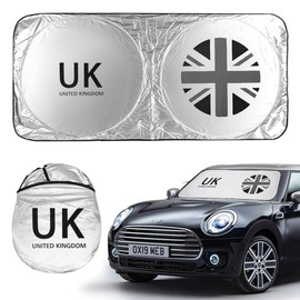 Cospys Car Sun Shade Front Sun Shade Mini Car Shade Folding Universal UV Protection Mini Cooper