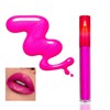 LYNTYAOU Glitter Lip Gloss Bright Pink Shimmering Lipsticks, Hot Pink