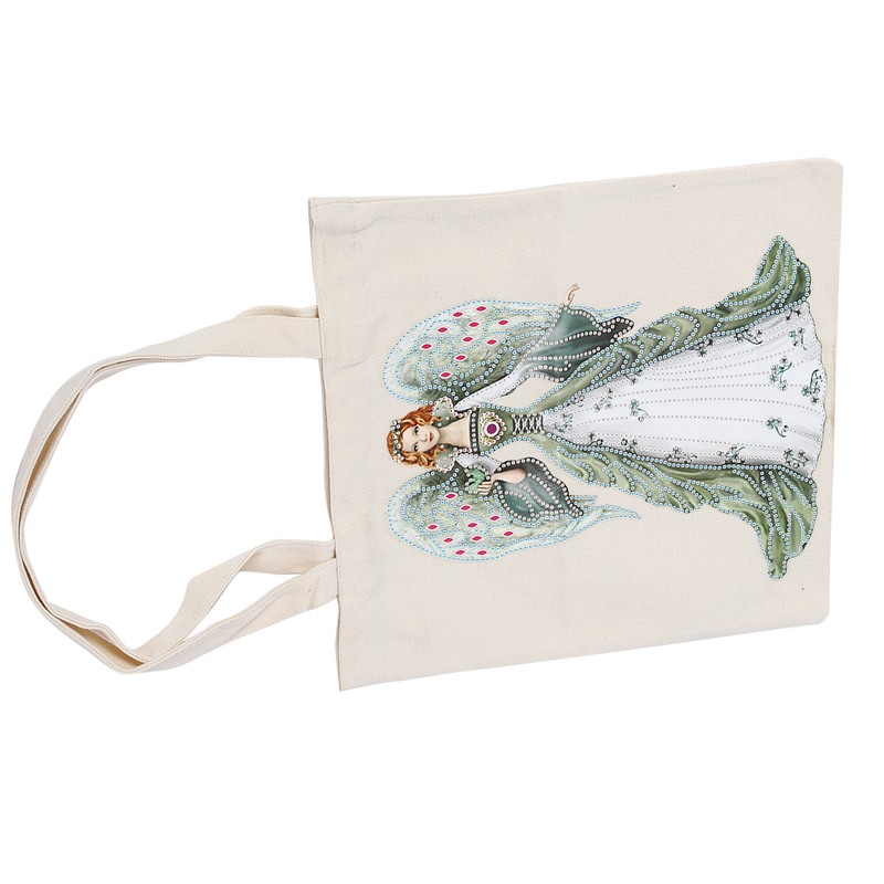 DIY Diamond Painting Shopping Bag Rhinestones Painting Tote Bag with