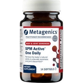 Metagenics SPM Active One Daily Supplement - Next Generation Omega Fish Oil with Pro Resolving Mediators for Joint Soreness & Soothing Relief* - Sustainably Sourced - Gluten-Free - 14 Softgels