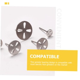 WOONEKY Foot Grinder Bearings Convenient Bearing Dead Skin Sand Bearing Electric Foot Bearing Practical Bearing Small Bearing Dead Skin Remover Bearing Dead Skin Grinding Tool Feet Bearing