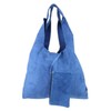 Girly Handbags Plain Open Shoulder Bag (Denim)