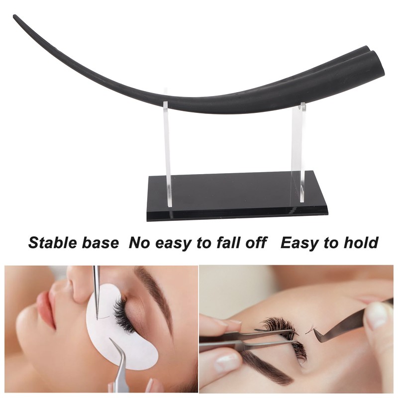 Large Eyelash Teaching Diaplay Model Thicken Flat Buttom Double Tip